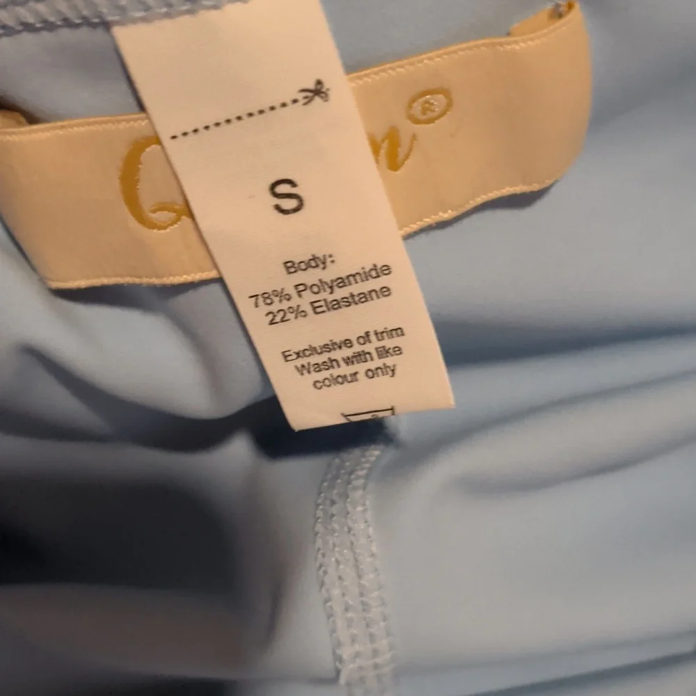 New QINSEN Light Blue Tennis Dress. Small - Picture 5 of 8